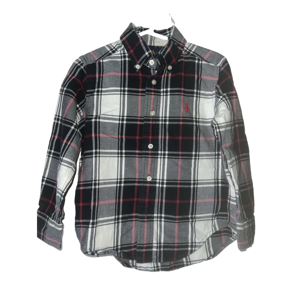 Boys 4T Polo Ralph Lauren Long Sleeve Shirt Back To School